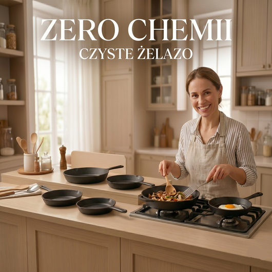 Zestaw 4 patelni żeliwnych PATELIO™