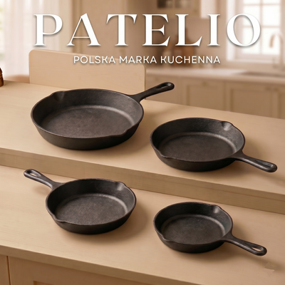 Zestaw 4 patelni żeliwnych PATELIO™